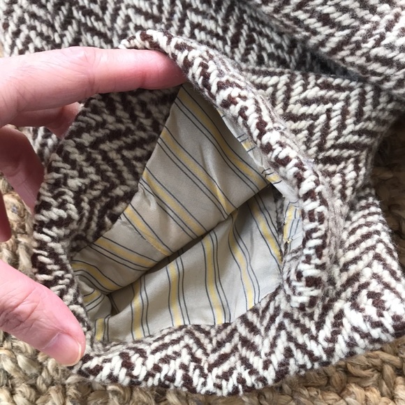 Mind blowing Faconnable cashmere/wool chevron coat - Picture 10 of 12